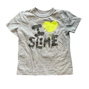 Mish boys I love slime t-shirt size 3 in excellent condition